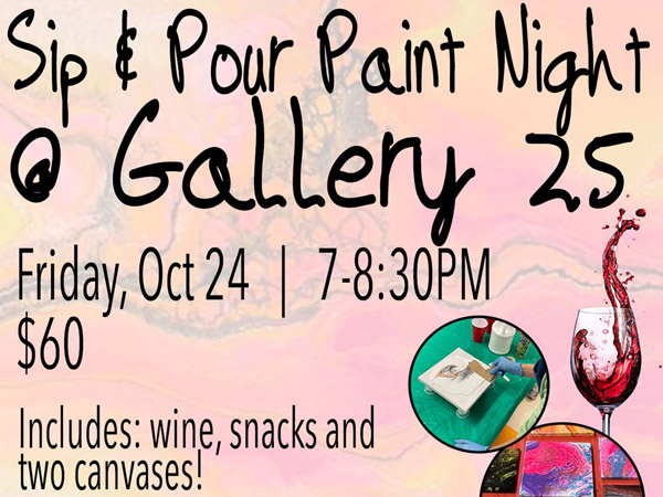 Sip and Pour Painting